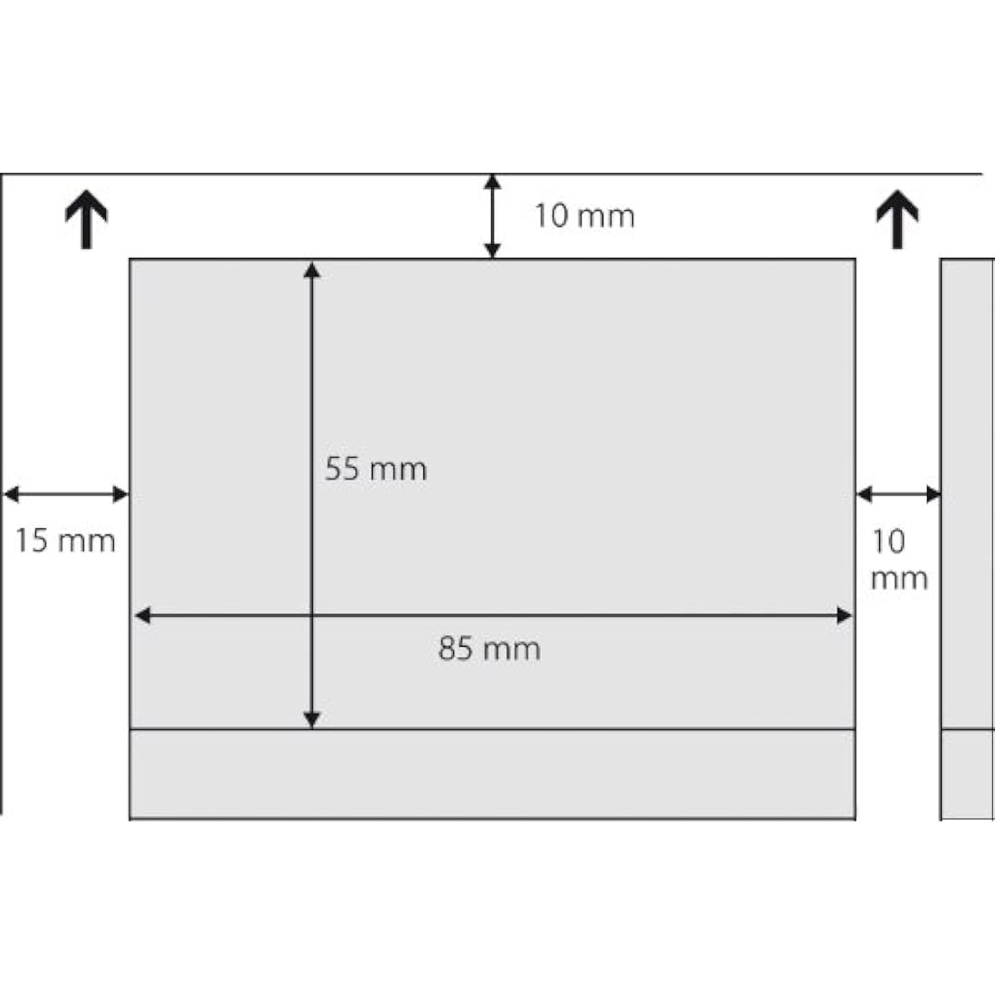 SIGEL DP939, 85x55 mm (A4), Business Cards, mp, 200 gsm, printable, bright White, 600 Piecesequal to60 sheets