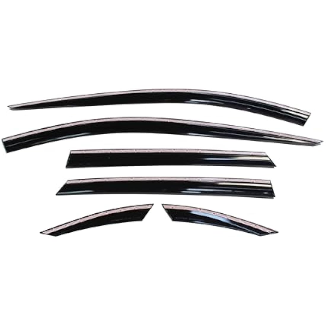 AUTO CLOVER Wind Deflectors Set for MG ZS 2017-2024 (6 pieces)