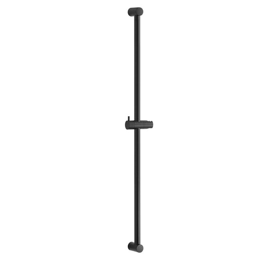 OFFO Shower Riser Rail, 100cm Wall Mounted Shower Rail Adjustable Distance 60 to 98cm with Handheld Shower Head Holder Replacement for Shower, Matte
