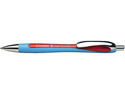 Schneider XB Ballpoint Pen (Stroke Width XB Permanent Refill, Made in Germany), 10 Stück, assorted colours