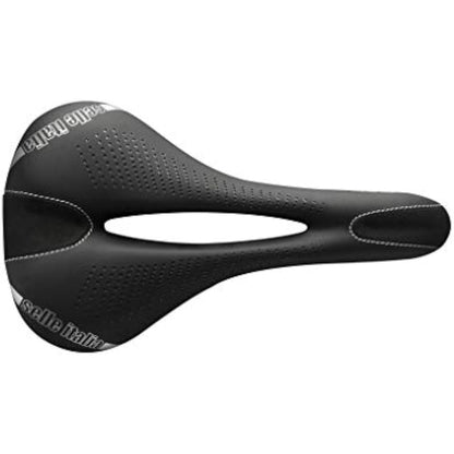 Selle Italia - Man Gel Flow Road Bike Saddle, Rail Manganese Tube Ø7, Road Saddle Gran Turismo Fiber-tek Comfort Gel, Shock Absorber