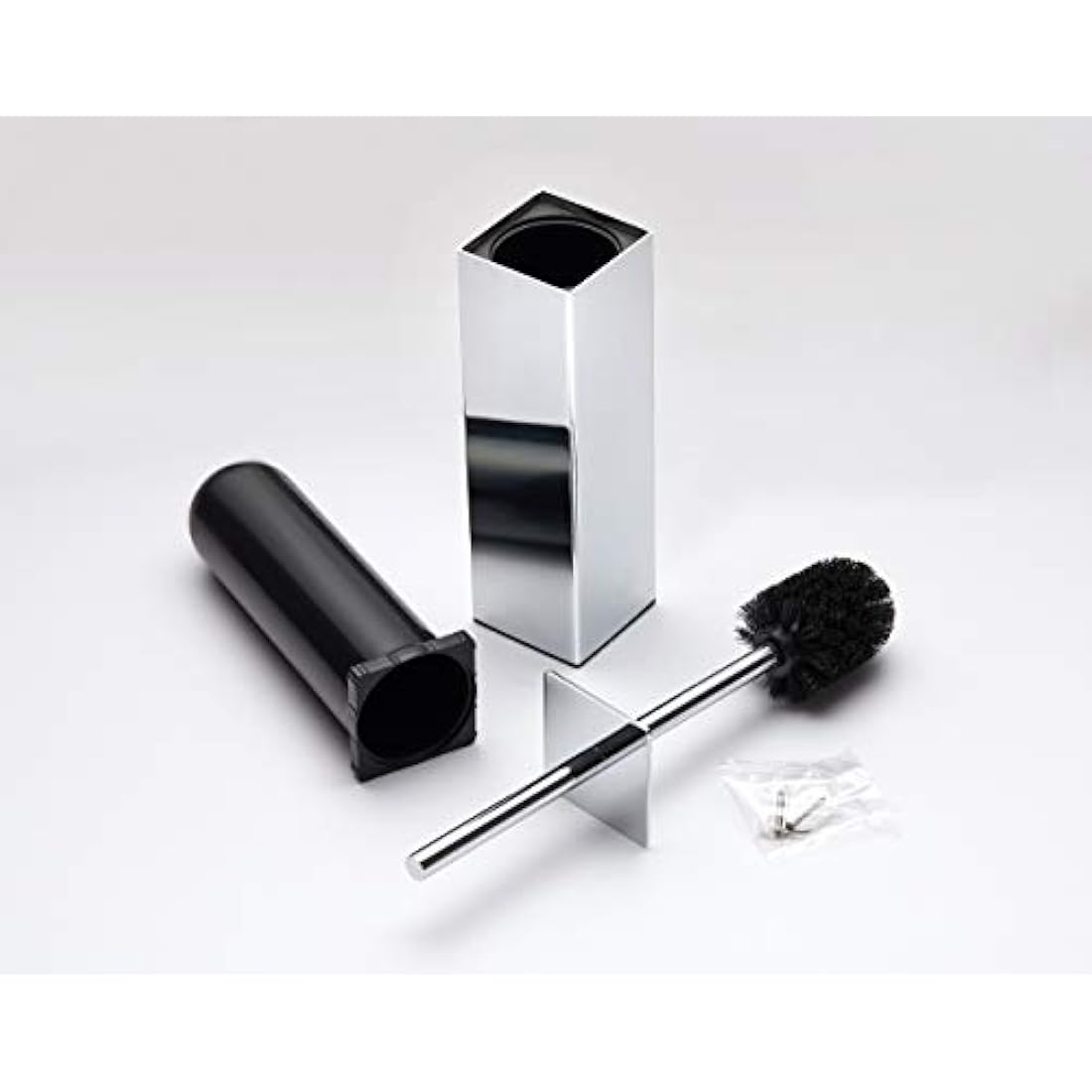 BGL Stainless Steel Material Stand Toilet Brush Holder For Bathroom And Hotel (chrome)