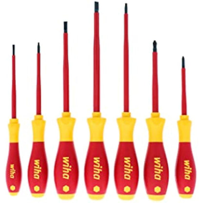 Wiha 32097 | 7 Piece Insulated SoftFinish Screwdriver Set