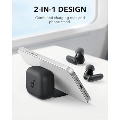 soundcore P30i by Anker Noise Cancelling Earbuds, Strong and Smart Noise Cancelling, Powerful Bass, 45H Playtime, 2-in-1 Case and Phone Stand, IP54, Wireless Earbuds, Bluetooth 5.4, App Control
