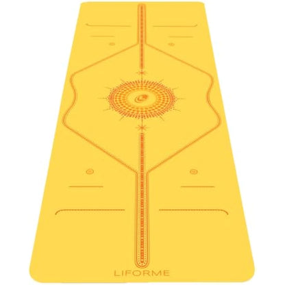 Liforme Printed Yoga Mat Collection - Free Yoga Bag, Patented Alignment System, Warrior-like Grip, Non-Slip, Eco-friendly, Sweat-resistant, Long, Wide and Thick for Comfort