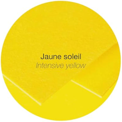 Clairefontaine - Ref 5561C - Pollen Adhesive Envelopes (Pack of 20) - 90 x 140mm Sized, 120gsm Paper, Printer-Compatible, Acid Free, Adhesive Strip for Easy Seal - Intensive Yellow