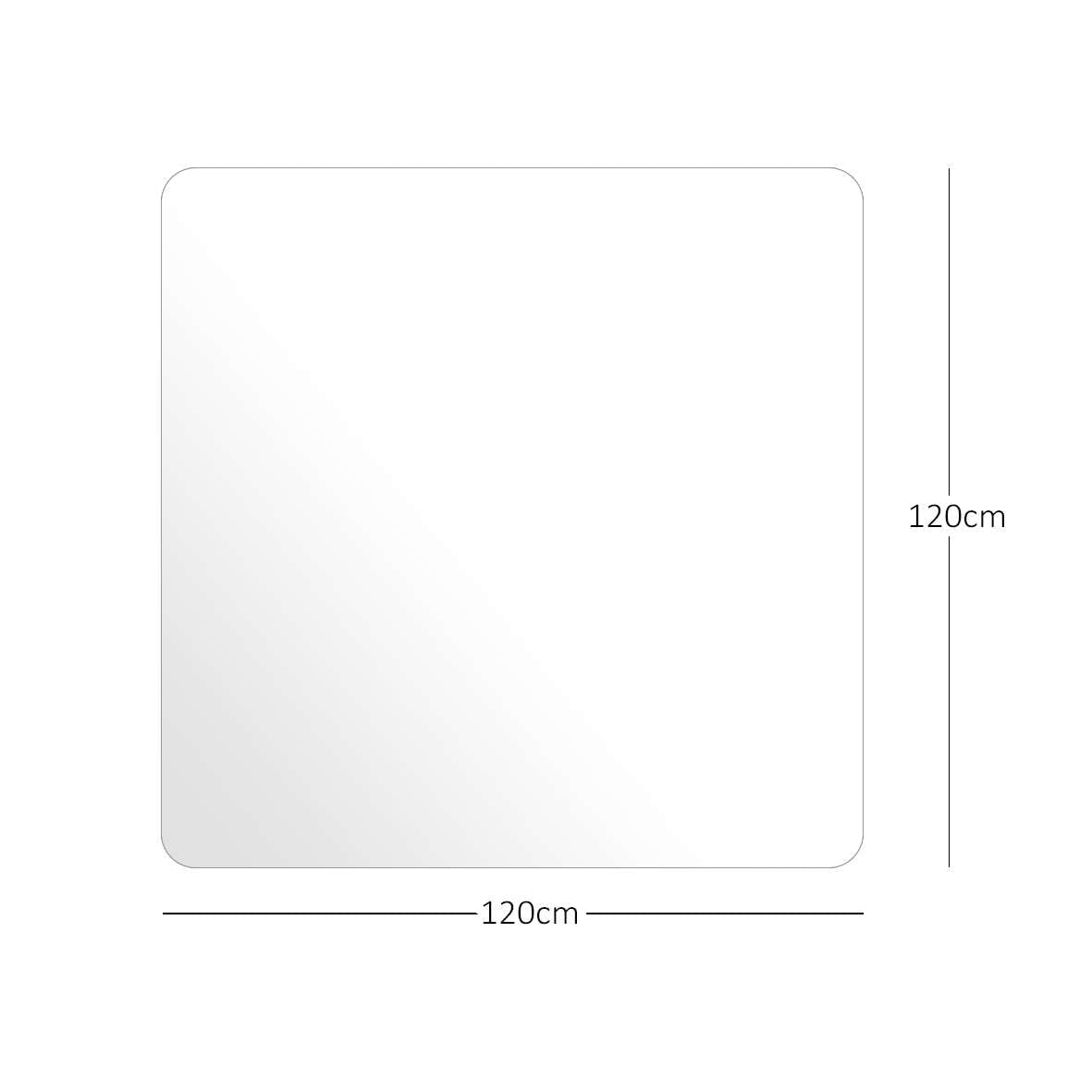 Clear Chair Mat, Non-Slip PVC Clear Wooden Floor Protector Mat with Round Edge, Heat Resistant & Waterproof Flooring Protector for Home and Office