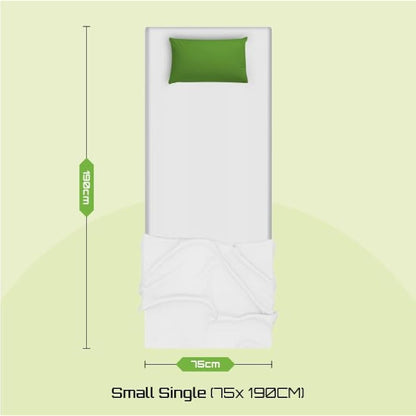 Starlight Beds Essentials Large Brick 2ft6 Hybrid Spring and Memory Foam Mattress. Budget-Friendly with Elegant Grey Design, Soft Firmness, 7.5 Inch Deep Small Single Mattress (75x190x19cm)
