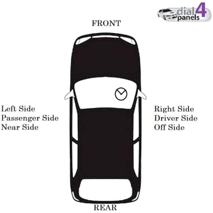 Fits in PEU-GEOT 208 2012 to 2019 DOOR WING MIRROR GLASS HEATED WITH BASE PLATE LEFT PASSENGER SIDE