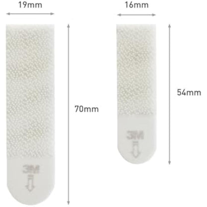 Command Picture Hanging Strips, Value Pack - 10 Pairs of Small (20 Strips), 8 Pairs of Medium (16 Strips) Adhesive Strips - For Pictures & Frames in Different Sizes - Damage Free Hanging