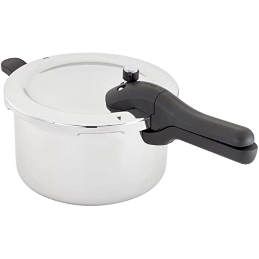 Judge Stainless Steel Pressure Cooker 5L, (25cm) With Steamer Basket, Great Healthier and Quicker Cookware, Suitable for All Hob Types