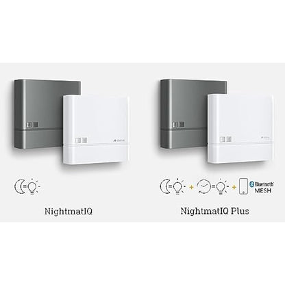 Steinel NightmatIQ Dusk to Dawn Sensor White, Adjustable Outdoor Photoelectronic Switch, 1000W Twiligh Sensor, IP54