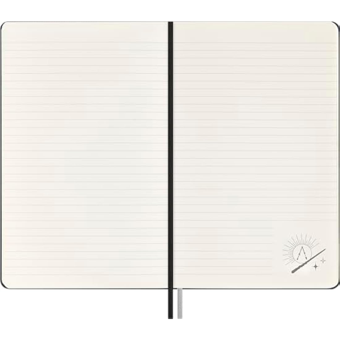 Moleskine Wizarding World Harry Potter Spells Collection Gift Box, Gift Set with Kaweco Roller Pen and Ruled Notebook with Hardcover and Elastic Closure Large Size 13 x 21 cm