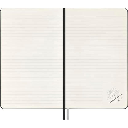 Moleskine Wizarding World Harry Potter Spells Collection Gift Box, Gift Set with Kaweco Roller Pen and Ruled Notebook with Hardcover and Elastic Closure Large Size 13 x 21 cm