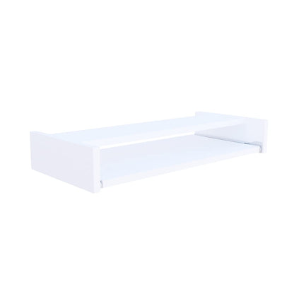 Henor, Removable Wooden Keyboard Stand 70 x 31 x 11 cm Under Desk Under Table White