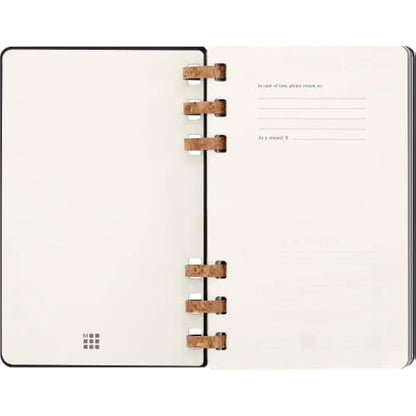 Moleskine Monthly and Weekly Spiral Agenda 12 Months 2024, Agenda 2024, Size Large 15x21, Hard Cover and Elastic Closure, Colour Black