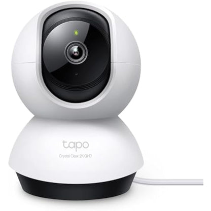Tapo C220 2K Pan/Tilt Indoor Camera, WiFi Security Camera, AI Detections, Customizable Privacy Mode, 2-Way Audio, Night Vision, Cloud and Local Storage, Works With Alexa and Google, No Monthly Fee