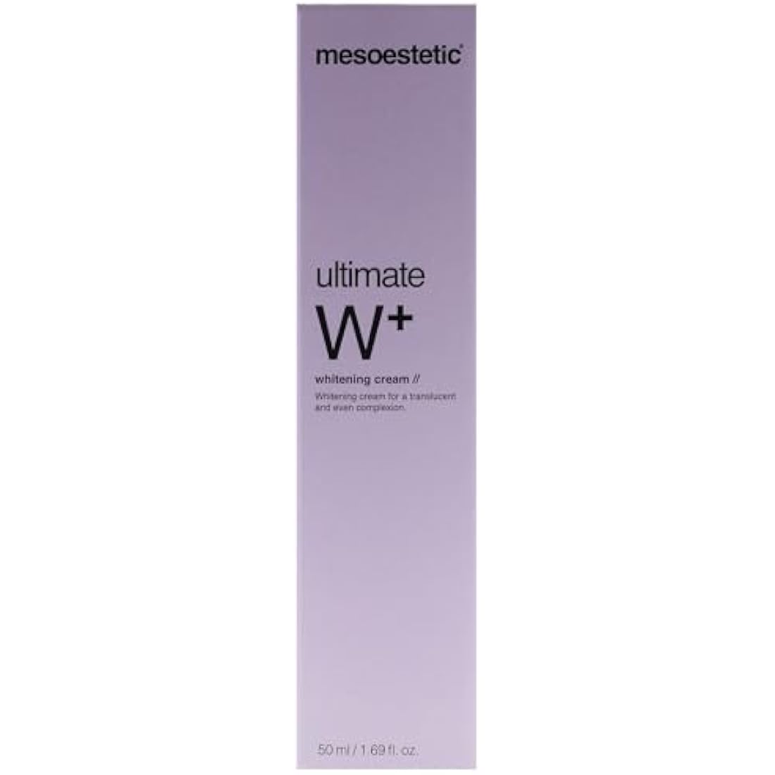 Ultimate W Plus Whitening Cream by Mesoestetic for Unisex - 1.69 oz Cream