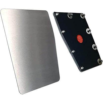 Sussex Installations FOR3-NSL-EXT-001 Brushed stainless Repair/security shield compatible with Ford Custom (2013 > 2023) van - left side/nearside loading door.