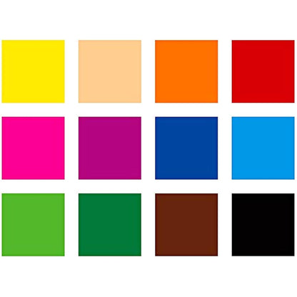 Staedtler Noris Colour Colouring Pencils, Ergonomic Triangular Format, Non-Slip Soft Surface, High Break Resistance, WOPEX Material, 144 Colouring Pencils in 12 Colours and 3 Sharpeners, 187 C144