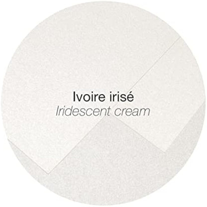 Clairefontaine - Ref 50045C - Pollen Iridescent Adhesive Envelopes (Pack of 20) - DL (110 x 220mm) in Size, 120gsm Paper, Easy-to-Peel Adhesive Strip - Cream