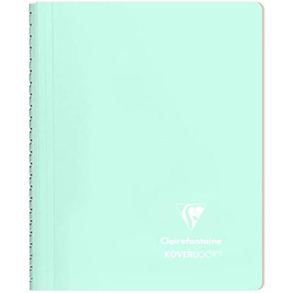 Clairefontaine 366781C Set of 5 Spiral Notebooks Koverbook Blush - A5 14,8x21 cm - 160 Lined Pages - White Paper 90 g - Opaque Polypro Cover - Random Colours