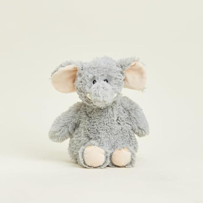 Warmies Plush Elephant Microwavable Weighted Teddy with French Lavender Scent, Hot or Cold for Cool Relaxation and Warm Relief