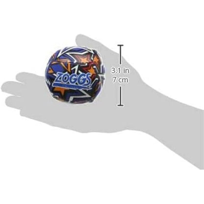 Zoggs Kids Water Friendly Splash Neoprene Covered Balls - Orange/Blue with Star Print, 3.5 inch each