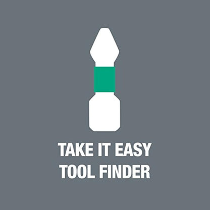 Wera Bit-Check 7 TX Diamond 1 Anti Cam-out Torx BiTorsion Long Life bit set for drill/drivers, TX10,15,20,25,30,40 7 piece, 05057415001