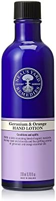 Neal’s Yard Remedies Geranium & Orange Hand Lotion – Pump or No Pump | Organic Hand Lotion with Geranium and Orange Essential Oils | Vegan Hand Lotion Made with Organic Ingredients | 200ml
