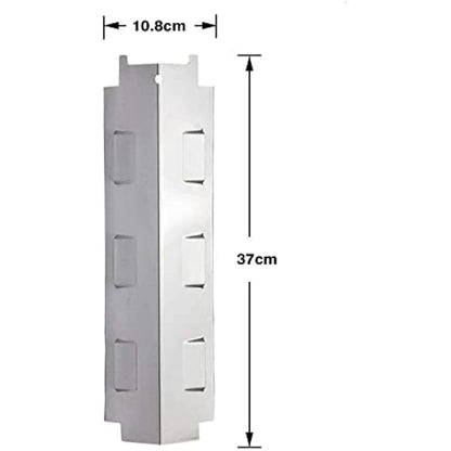 GFTIME 37CM Heat Plate for Charbroil, Kenmore, Nexgrill, Thermos, Master Forge, Uniflame 750, Savor Pro, stainless steel Heat Shield, Flame Tamer spare parts for Most Gas Grill, 4 Pack