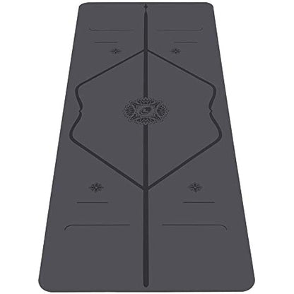 Liforme Special Yoga Mat - Patented Alignment System, Warrior-like Grip, Non-slip, Eco-friendly and Biodegradable, sweat-resistant, Long, Wide and Thick, 4.2mm thick mat for comfort