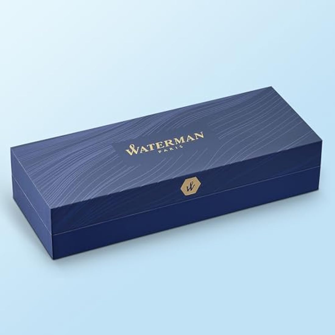 Waterman Hémisphère Rollerball Pen | Stainless Steel with Chrome Trim | Fine Point | Black Ink | Gift Box