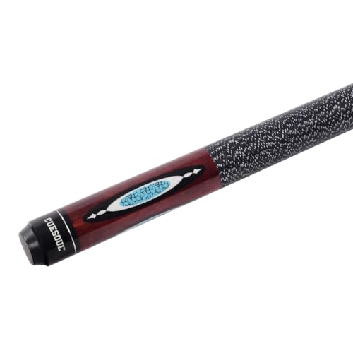 CUESOUL 58 Inch 19 Oz 1/2 Jointed Maple Billiard Pool Cue (CSTB004U)