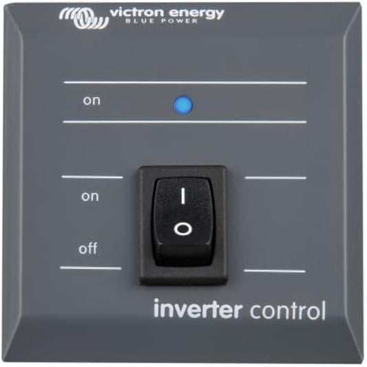 Victron Energy Inverter Control Panel for remote on/off control of all the VE.Direct inverter models.