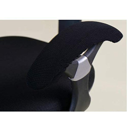 zalati Chair Armrest Covers Pads 2pcs Slipcovers Removable Washable for Office Gaming Chair - Black