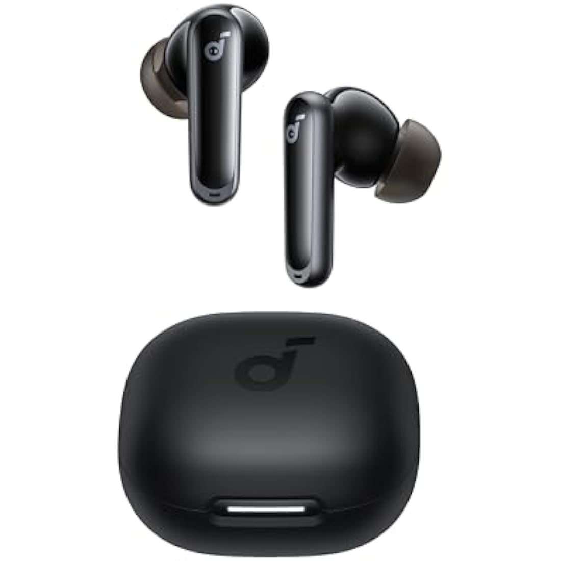 soundcore P40i by Anker, Noise Cancelling Wireless Earbuds, Adaptive Noise Cancelling to Environments, Heavy Bass, 60H Playtime, 2-in-1 Case and Phone Stand, IPX5, Wireless Charging, Bluetooth 5.3