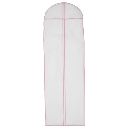 180cm Wedding Dress Bag with Zipper Breathable Clear Garment Bags Dustproof Long Dress Bags Covers Non-woven Bridal Dress Cover Storage Bag Full