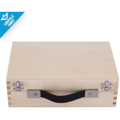 Engelhart Weiblespiele 010208 Set in Wooden Box, Pack of 6, Black/Silver