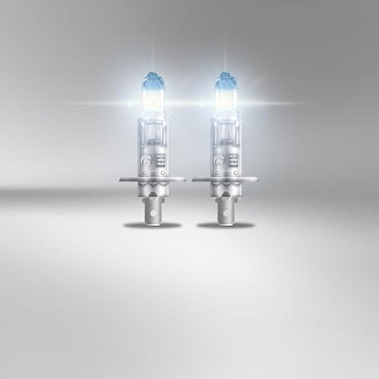 OSRAM Night Breaker Laser H1, Next Generation, plus 150 percent More Brightness, Halogen Headlamp, 64150NL-HCB, 12 V, Passenger Car, Duo Box (2 lamps)