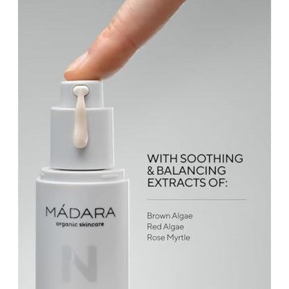 MÁDARA Organic Skincare | Botanic Niacinamide Alternative 5-in-1 Serum, 30ml – A natural niacinamide alternative, Delivers skin-refining, brightening and balancing effects