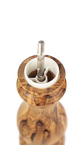 PEUGEOT - Paris 22 cm Salt Mill - Classic Grind System - Made with PEFC Certified Wood - Lifetime Guaranteed Mechanism - Made in France - Olive Wood