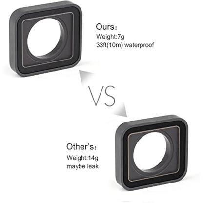 Protective Lens Replacement for GoPro Hero 5/6/7 Black - 33ft (10m) Waterproof Hydrophobic Glass Lens Protector, Replacement Part for GoPro Cameras