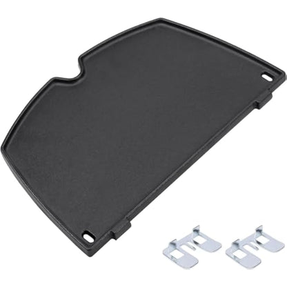 GFTIME 6559 38.9 X 27.5CM Grill Griddle Replacement Part for Weber Q200, Q2000 Series Grills, Cast Iron Grill Plate for Weber Q200, Q220, Q240, Q260, Q2000, Q2200, Q2400, Grill Spare Parts 1 Pack