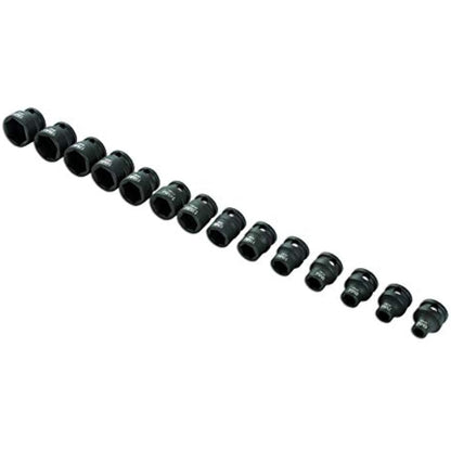 Laser 6689 Stubby Impact Socket Set 3/8"D 14pc