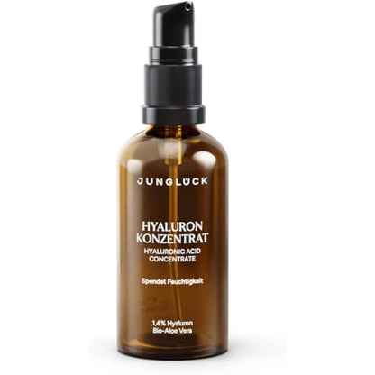 JUNGLÜCK Hyaluron Concentrate | Gives you valuable moisture & a fresh complexion | Reduces dryness lines