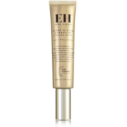 Emma Hardie 90ml Plump & Glow Hydrating Facial Mist, Helps to Boost Hydration & Plumps Fine Lines and Tones Down Redness, Protects Skin from Pollution & Environmental Damage, Vegan & Cruelty Free