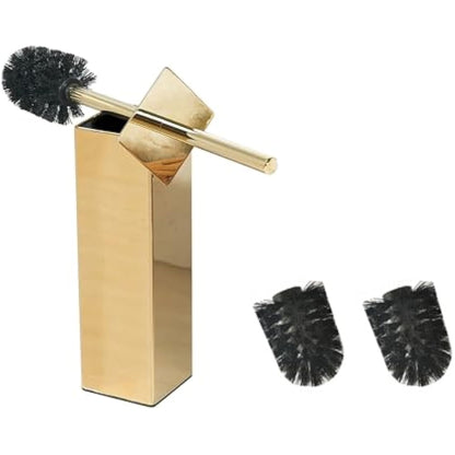 BGL Stainless Steel Material Stand Toilet Brush Holder For Bathroom And Hotel (gold)