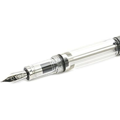 Twsbi Vac Mini Clear Fountain Pen - 1.1 Stub nib