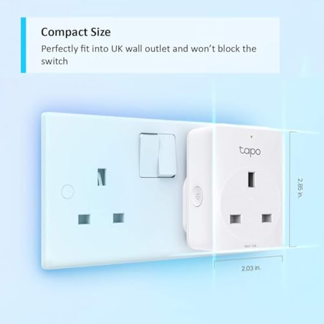 Tapo P100 (4-Pack) Smart Plug, Wi-Fi Plug, App Remote Control, Alexa Plug, Voice Control with Alexa & Google, Away Mode, Scheduling & Timer, Device Sharing, Easy Set Up, Multiple Safety Guarantees